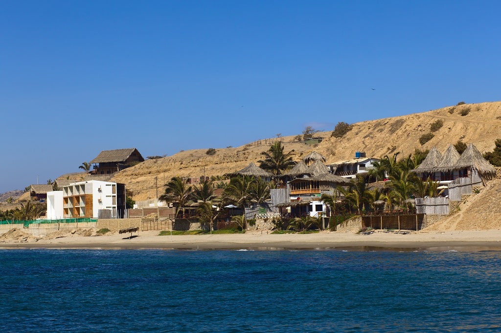 Series of seaside accommodations in Mancora, Peru